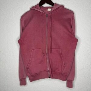 Vintage 70s Pink Salmon Sears Hoodie w/Prentice zipper